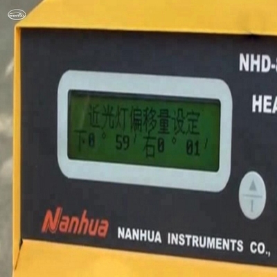 Máquina de ensaio de faróis AC220V NHD-8101 para automóveis e motocicletas