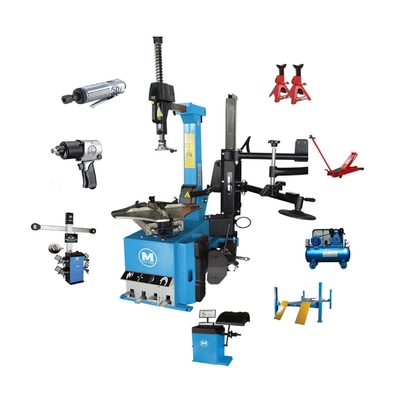 Equipamento de oficina de pneus W-1.0/8 Com compressor de ar de 10 HP e jack de 12T