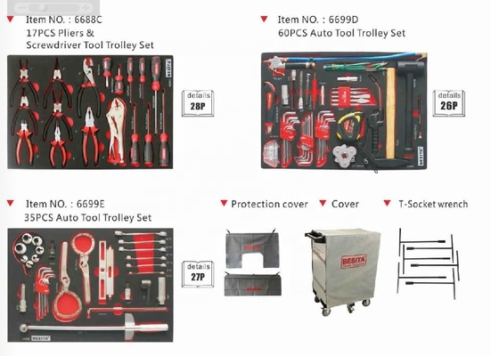 5pcs Roda Ferramenta de Reparação de Carros Carrinho fácil e conveniente Reparações com 400 Pcs Ferramentas