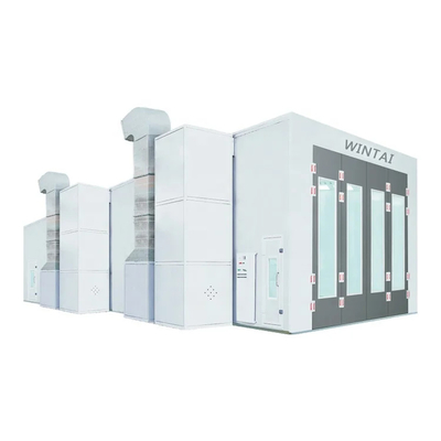 Caixa de pulverização de automóveis de queimadores a diesel de 220 V com tamanho interno de 6900*4000*2700 mm