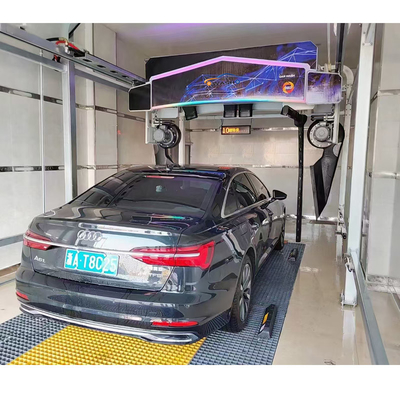 380V/18.5Kw Máquina de lavar carros sem toque 304 aço inoxidável Equipamento de lavagem de carros sem escovas 8000*3800*3400 Robô automático de lavagem de carros 360 máquina de lavagem de carros