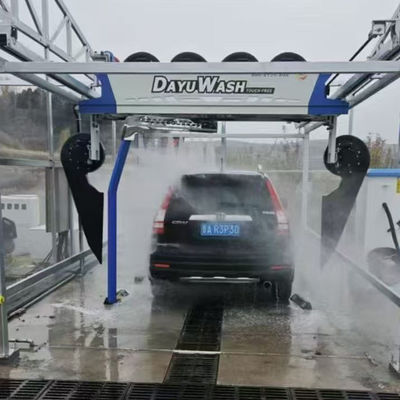 Máquina de lavar automóveis sem toque de braço único