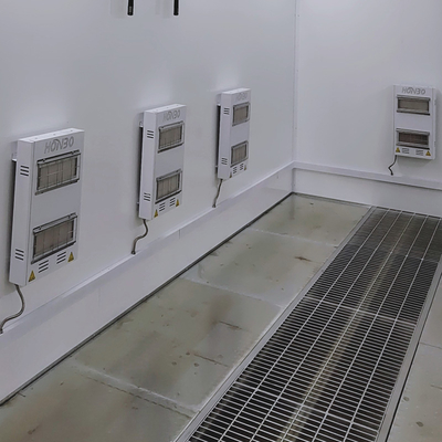 Máquina de Pintura Automotiva com Aprovação CE Cabine de Pintura de Carros com Ventilador Tipo Europeu Cabine de Pintura Automotiva Externa