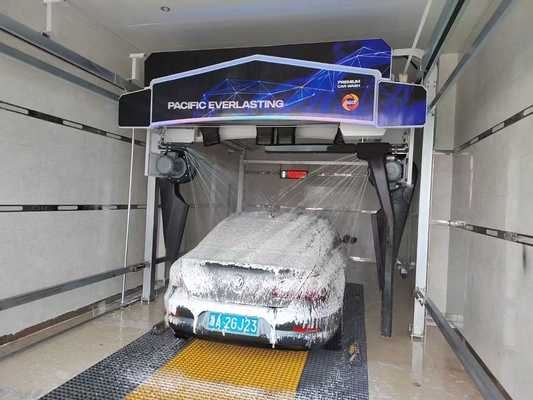 6 Secadores de Ar Automáticos para Lavagem de Carros sem Toque 24 horas por dia, Sistema de Lavagem de Carros Totalmente Automático, Sistema de Lavagem de Carros Rollover de 100-130 Bar