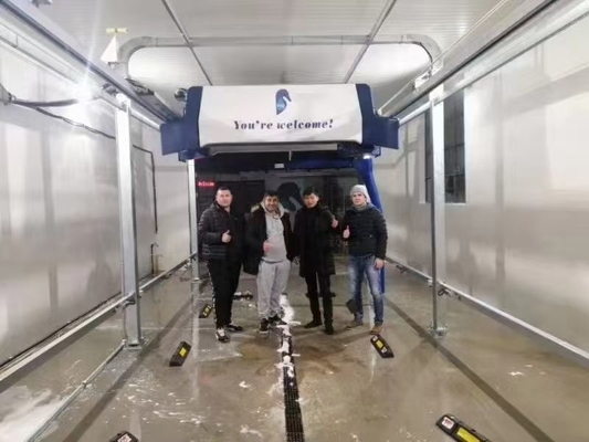 Braços giratórios de 360 graus Máquina de lavar carros sem escova Inteligente Totalmente automática