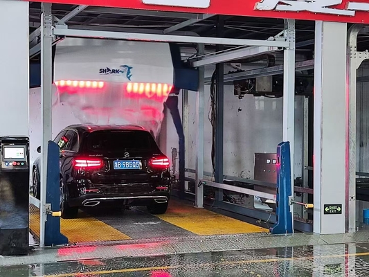 Máquina de Lavagem de Carros Sem Toque com Movimento em Três Eixos, Alta Pressão de Jato de Água, Lavagem Automática 360 Sem Toque