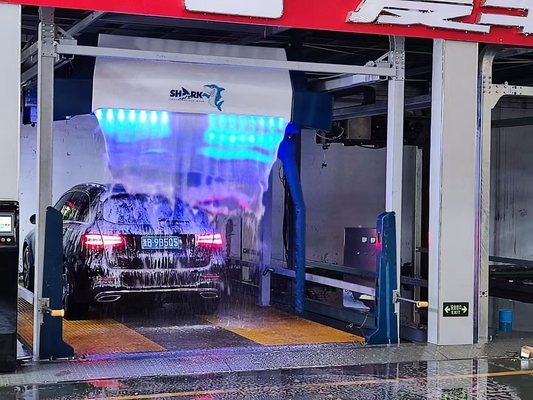 Máquina de Lavagem de Carros Sem Toque com Movimento em Três Eixos, Alta Pressão de Jato de Água, Lavagem Automática 360 Sem Toque