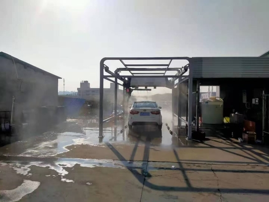 Máquina de Lavar Carros Automática Sem Toque de Metal 7500*3500*3200mm AC380V 100Bar Sistema de Lavagem de Carros Sem Toque