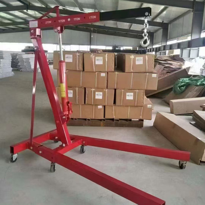 Guindaste de oficina pneumático dobrável para motor 2t