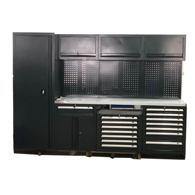 Bancada de trabalho móvel grande nova preto de garagem / para oficina armário de ferramentas de combinação de aço