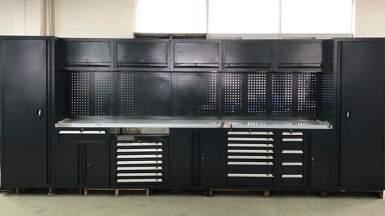 Bancada de trabalho móvel grande nova preto de garagem / para oficina armário de ferramentas de combinação de aço