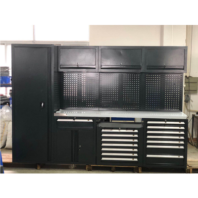 Bancada de trabalho móvel grande nova preto de garagem / para oficina armário de ferramentas de combinação de aço