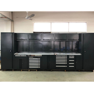 Bancada de trabalho móvel grande nova preto de garagem / para oficina armário de ferramentas de combinação de aço