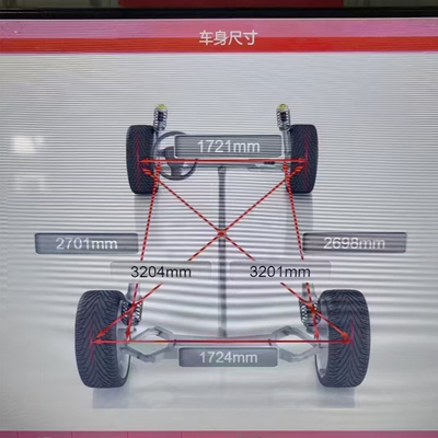 BIVEO Equipamento de alinhamento de automóveis 3D Econômico 80kg com tela de 32 "