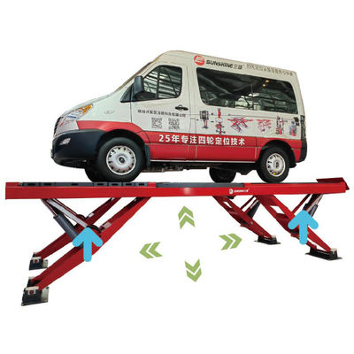 Elevador de rodas para alinhamento de rodas elevador de carga pesada 11 cilindros capacidade de elevação 5500kgs