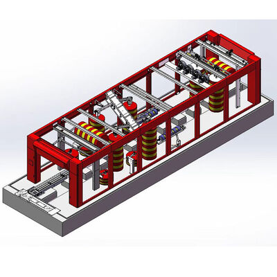 Lavar quatro carros simultaneamente Sistemas Automatizados de Lavagem de Carros Tipo Túnel Sistemas de Lavagem de Carros Rollover Máquina de Lavagem de Carros de Alta Pressão