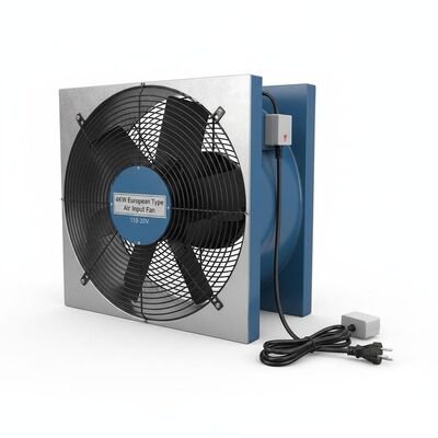 Ventilador de admissão tipo europeu de 4KW para cabine de pintura automotiva com entrada de 110/220V e sistema de resfriamento a água para pintura automotiva