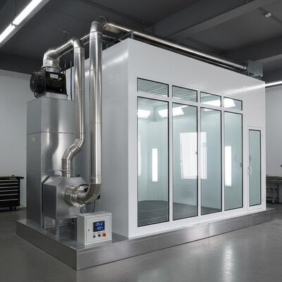 Cabine de Pintura Automotiva com Sistema de Aquecimento a Diesel, Capacidade de 30L e Estrutura de Aço de 300mm para Pintura Profissional de Veículos