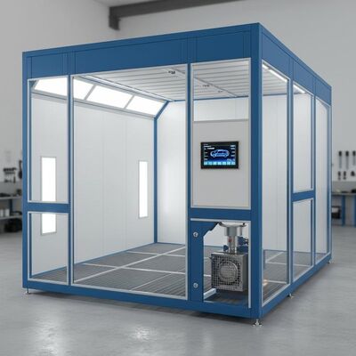 G10 Diesel Burner Car Spray Booth com painel de controle digital e estrutura de aço de 300 mm para pintura automotiva