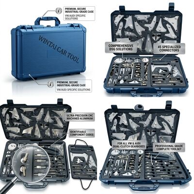 Kit adaptador de enchimento de óleo de transmissão DSG de 45 peças para caixa de câmbio de dupla embreagem VW Audi