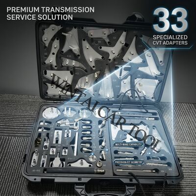 Kit adaptador de serviço de fluido de transmissão CVT de 33 peças para transmissões continuamente variáveis