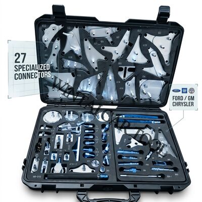 27 peças Kit de Adaptador de Automóveis Americanos Ford GM Chrysler Dodge Ferramenta de Serviço de Transmissão