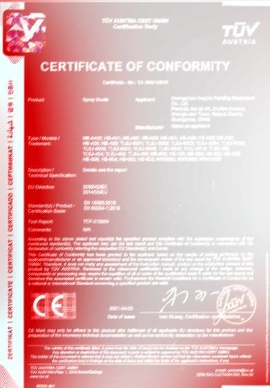 China Guangzhou Wintai Car Tools Co., Ltd. Certificações